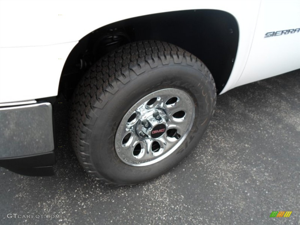 2013 Sierra 1500 Regular Cab 4x4 - Summit White / Ebony photo #3