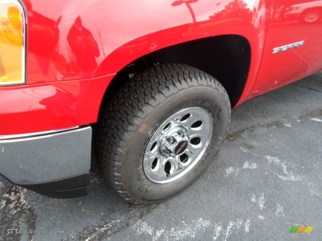 2013 Sierra 1500 Regular Cab 4x4 - Fire Red / Dark Titanium photo #3