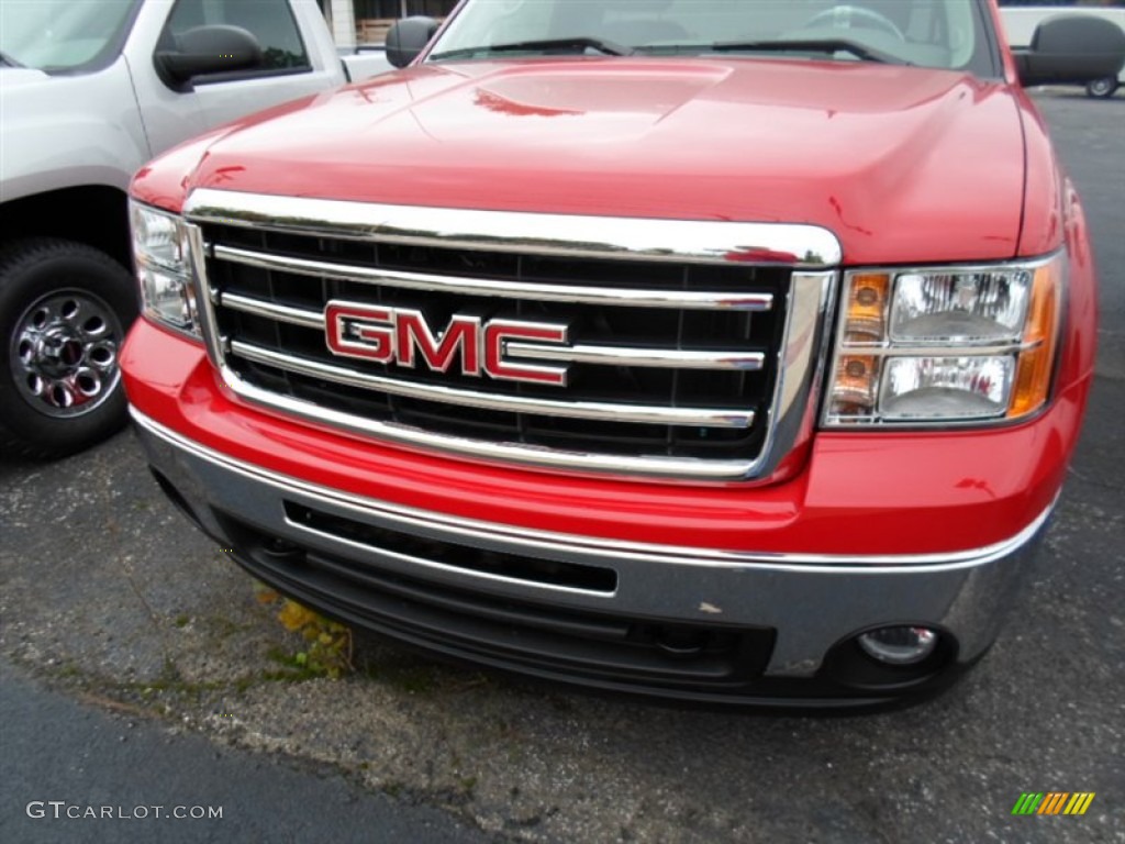 2013 Sierra 1500 Regular Cab 4x4 - Fire Red / Ebony photo #2