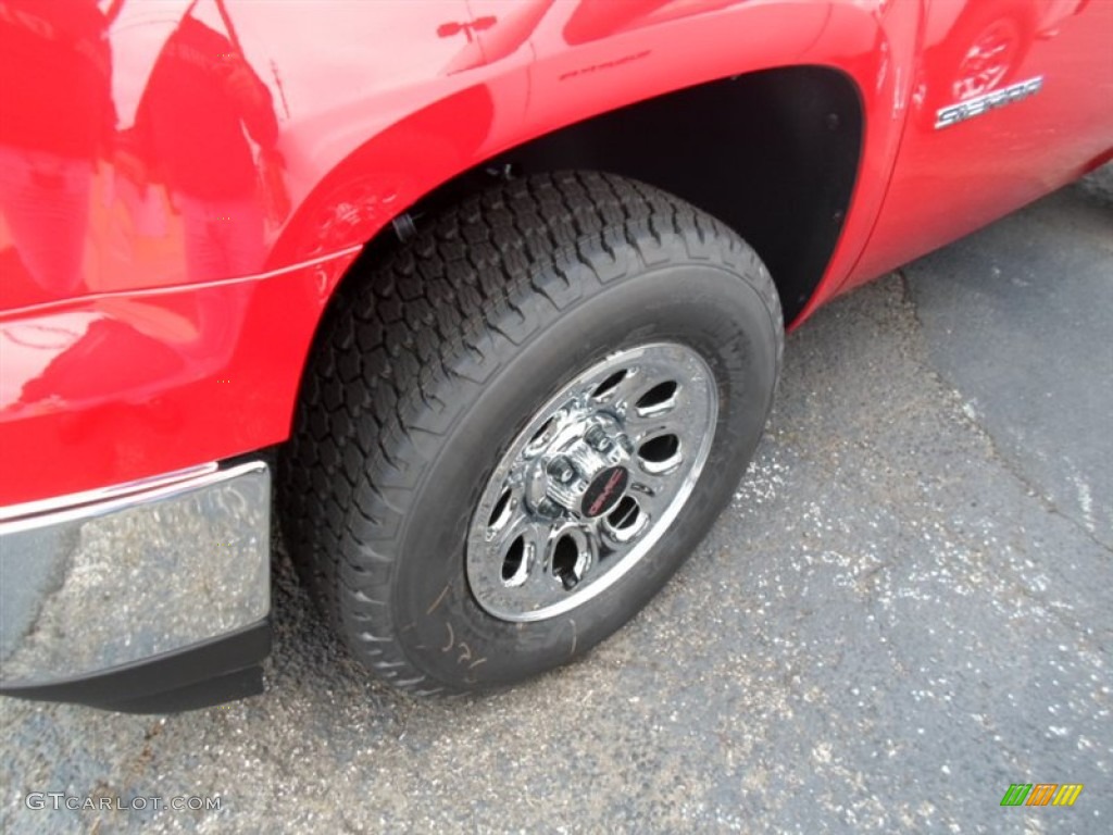 2013 Sierra 1500 Regular Cab 4x4 - Fire Red / Ebony photo #3