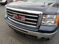 2012 Midnight Blue Metallic GMC Sierra 1500 SLE Extended Cab 4x4  photo #2