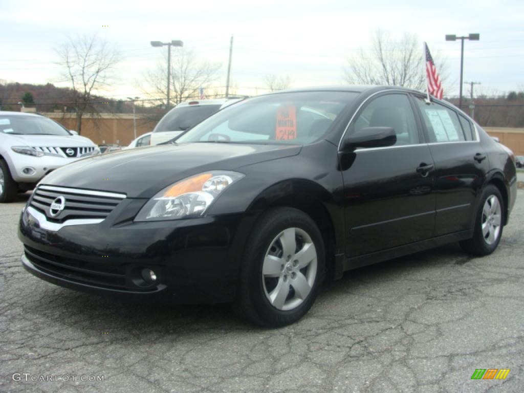 2007 Altima 2.5 S - Super Black / Frost photo #1
