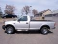 2003 Silver Metallic Ford F150 XL Regular Cab 4x4  photo #8
