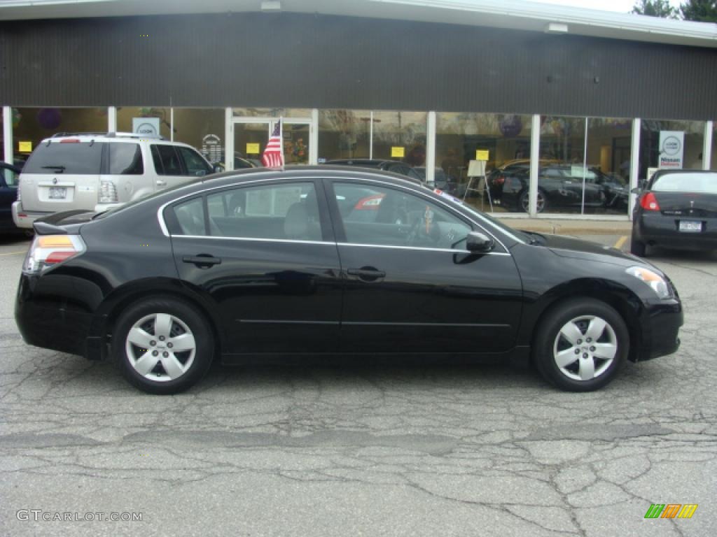 2007 Altima 2.5 S - Super Black / Frost photo #6
