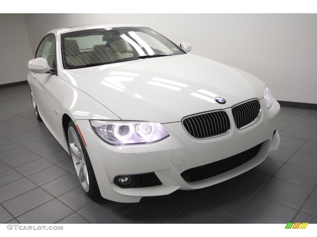 2013 3 Series 335i Coupe - Alpine White / Cream Beige photo #5