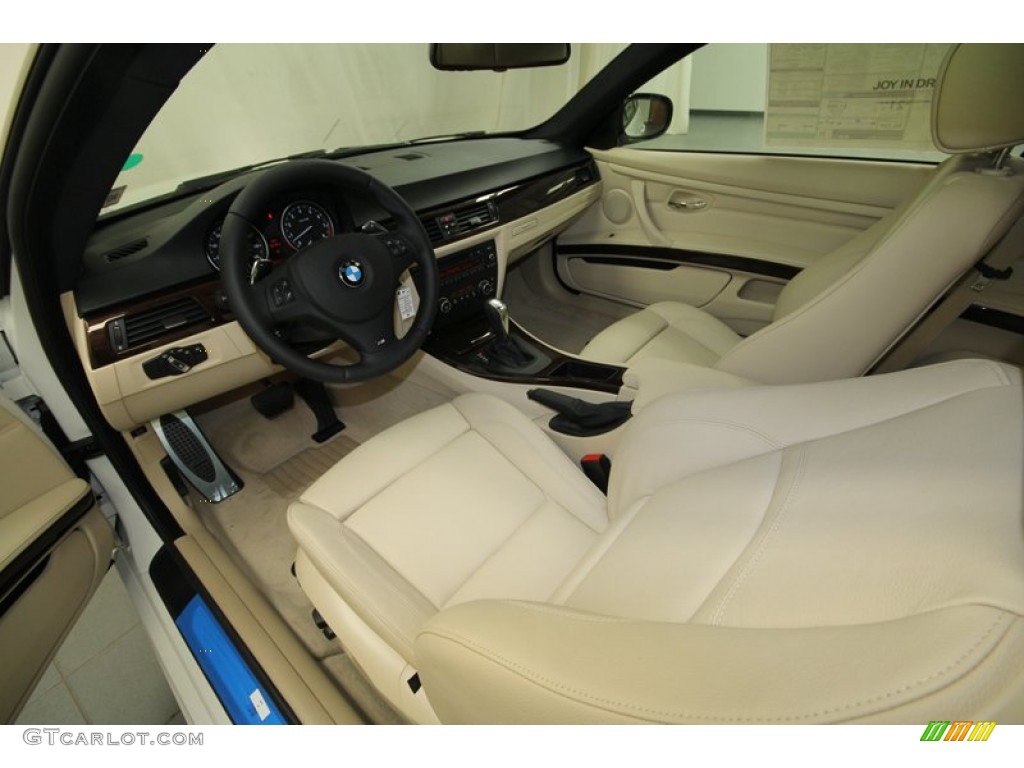 2013 3 Series 335i Coupe - Alpine White / Cream Beige photo #10