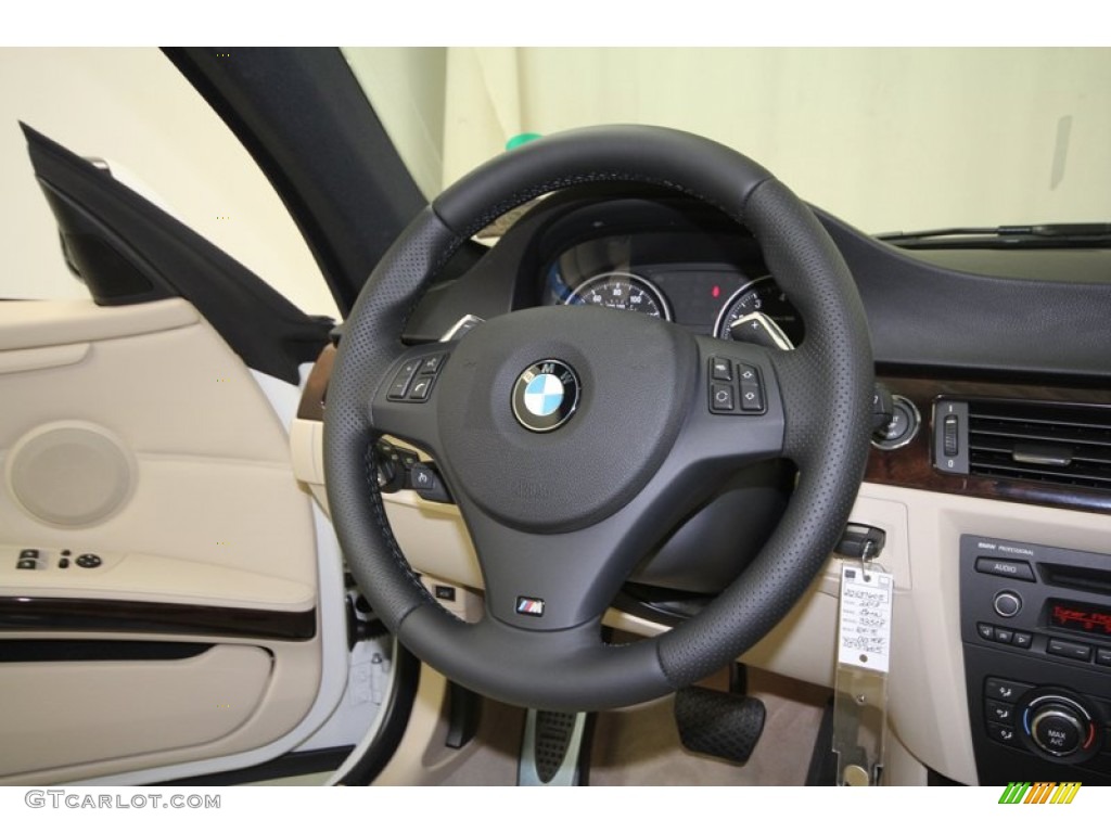 2013 3 Series 335i Coupe - Alpine White / Cream Beige photo #22