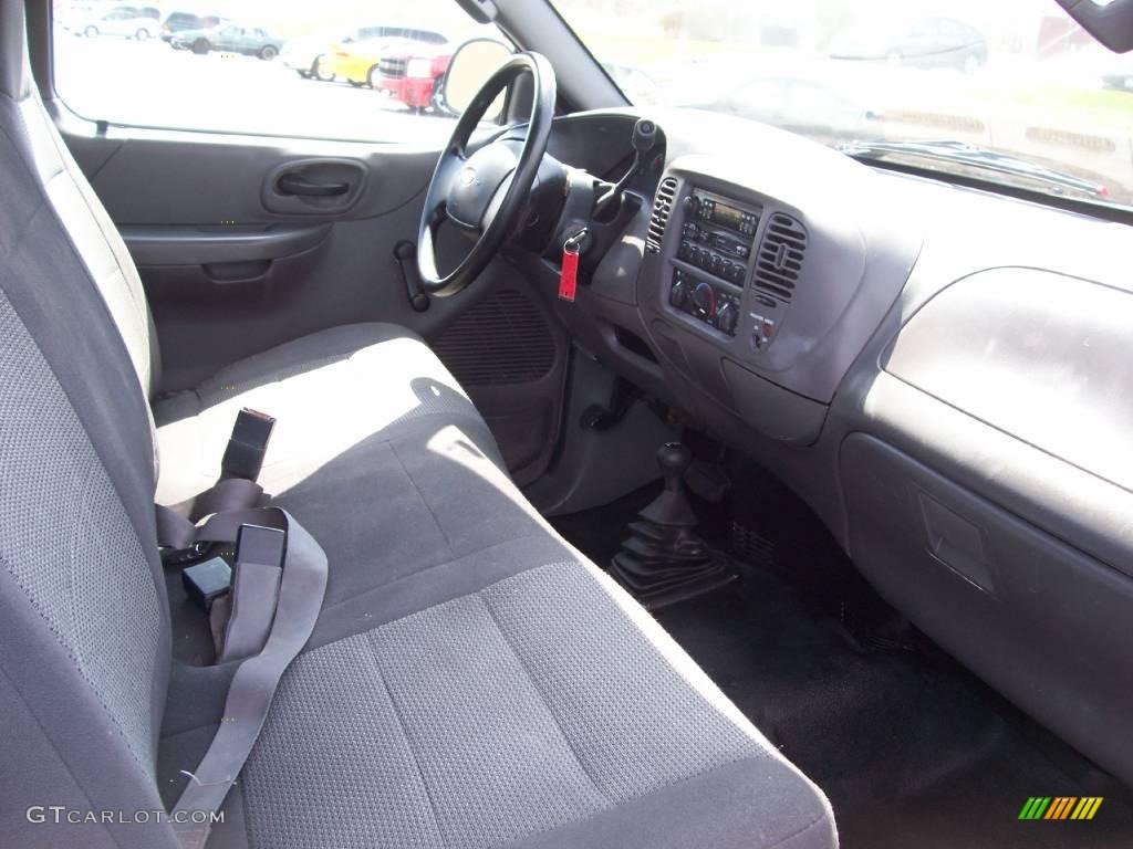 2003 F150 XL Regular Cab 4x4 - Silver Metallic / Dark Graphite Grey photo #19