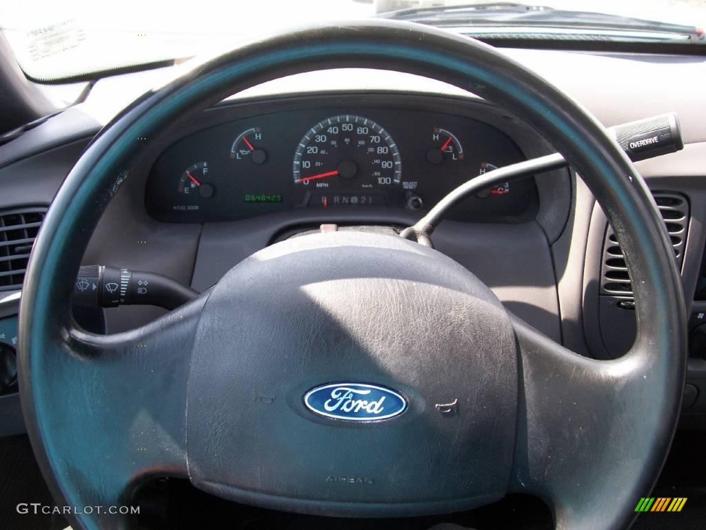 2003 F150 XL Regular Cab 4x4 - Silver Metallic / Dark Graphite Grey photo #21