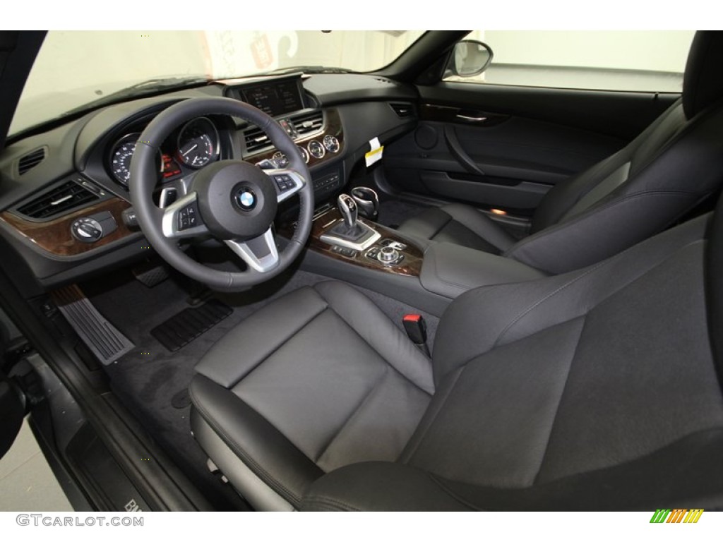 Black Interior 2013 BMW Z4 sDrive 28i Photo #71821709