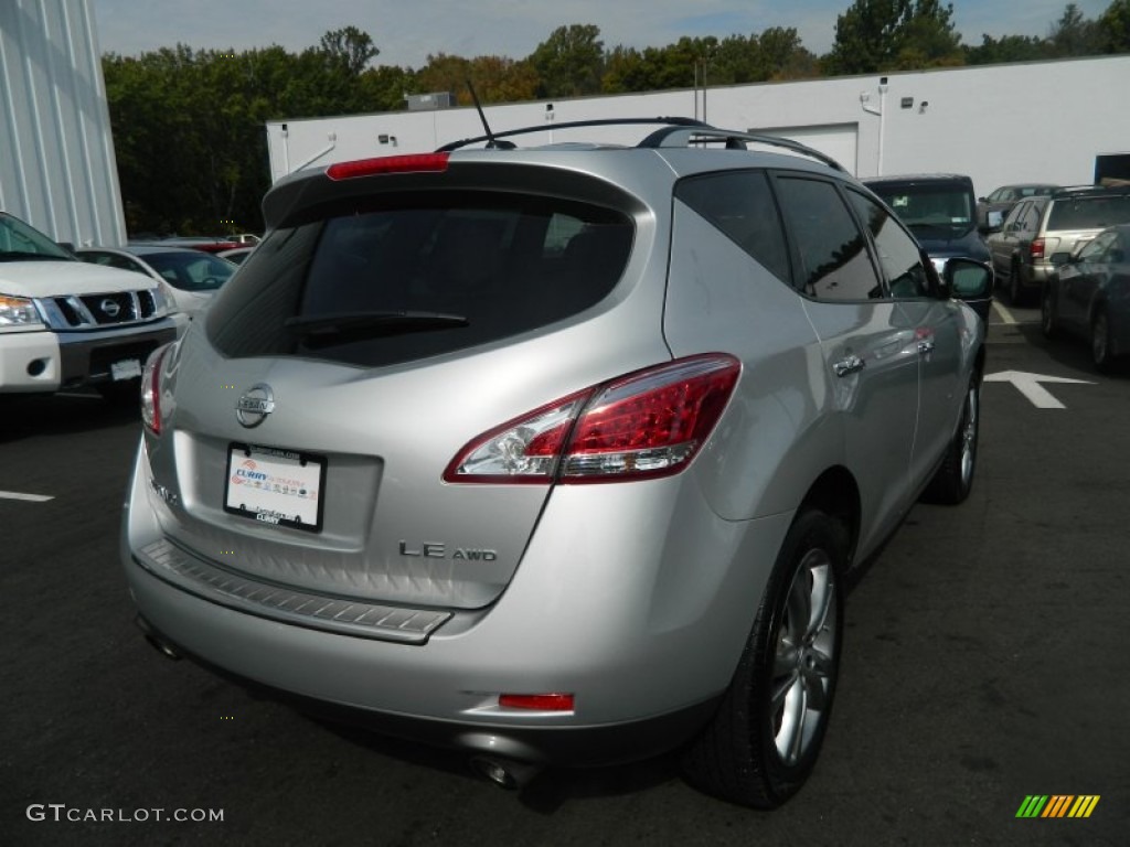 2011 Murano LE AWD - Brilliant Silver / Black photo #6