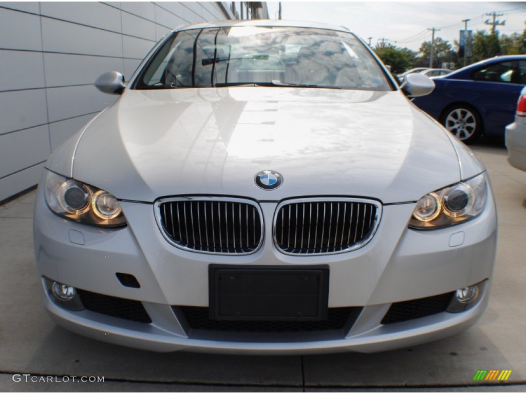 2009 3 Series 328xi Coupe - Titanium Silver Metallic / Black photo #2