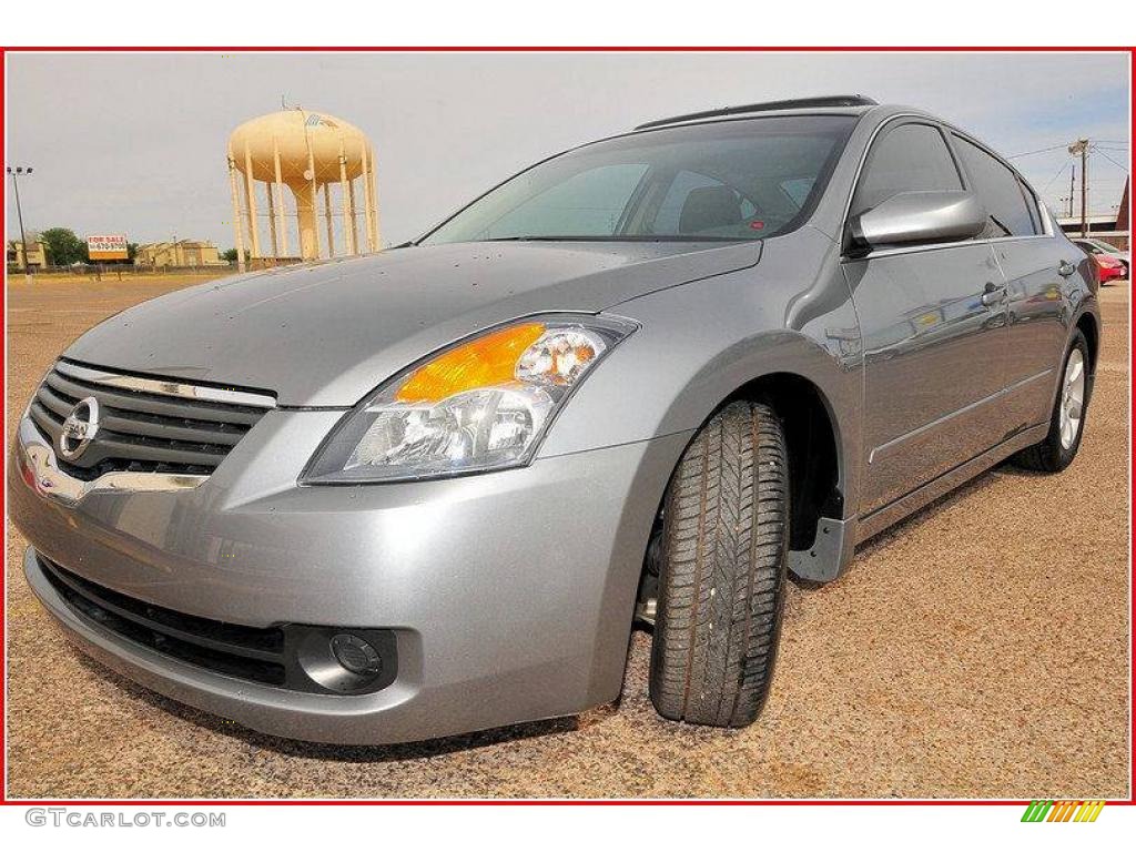 2008 Altima 2.5 S - Precision Gray Metallic / Charcoal photo #1