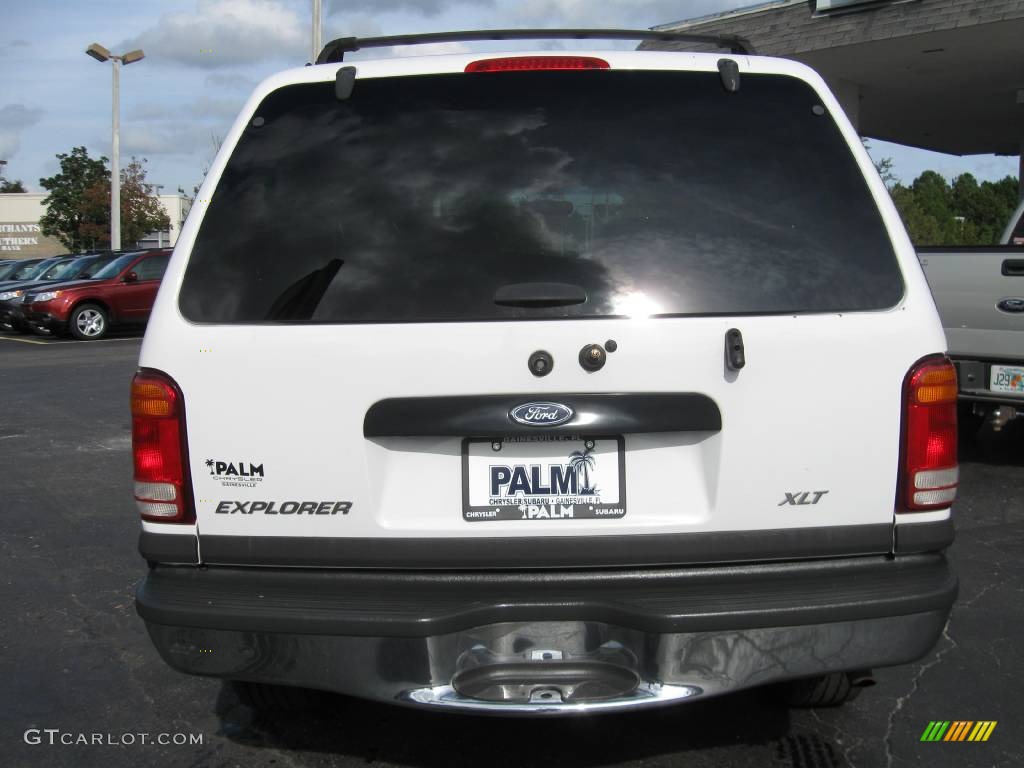 1999 Explorer XLT - Oxford White / Medium Graphite Grey photo #6