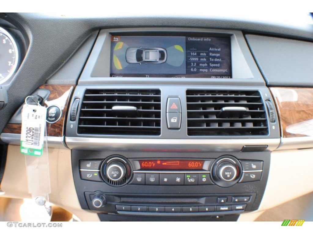 2009 X6 xDrive35i - Tasman Green Metallic / Sand Beige Nevada Leather photo #13
