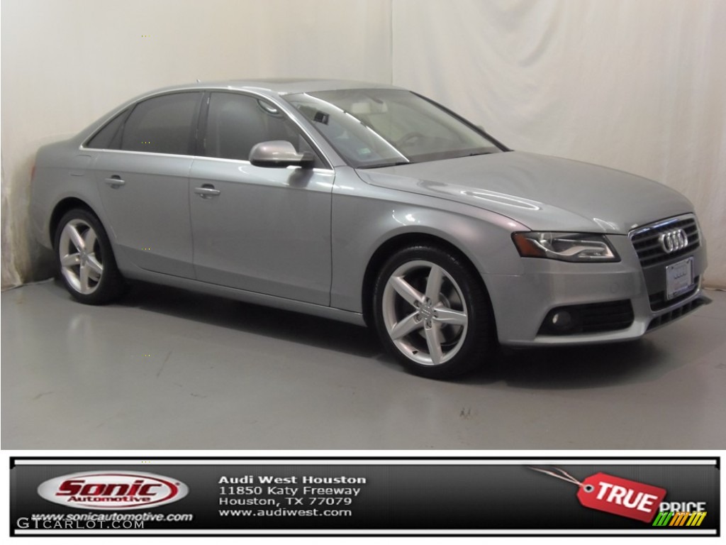 2010 A4 2.0T Sedan - Quartz Gray Metallic / Black photo #1