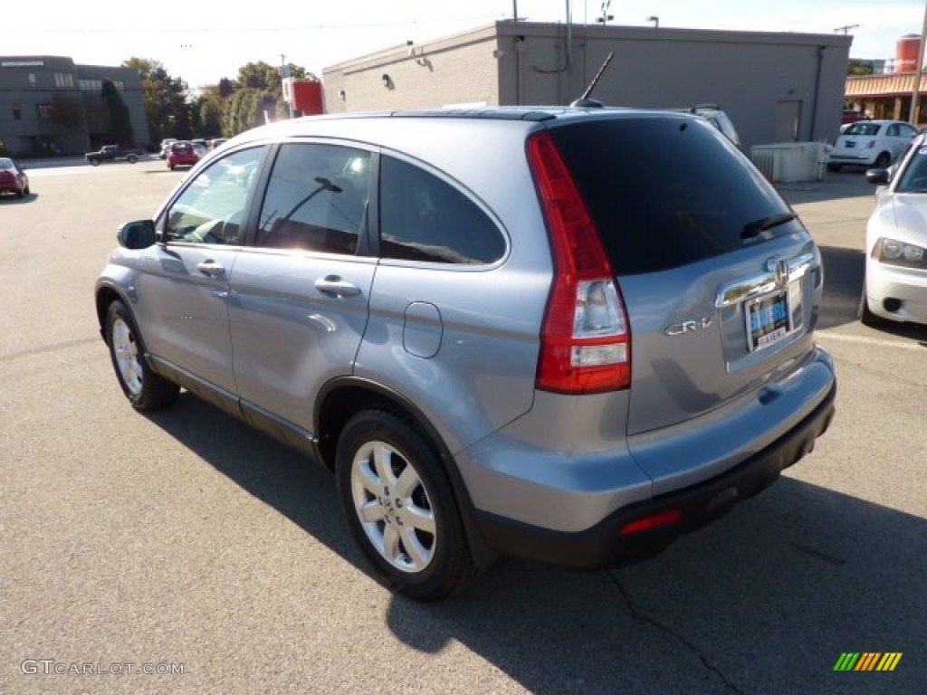 2009 CR-V EX-L 4WD - Glacier Blue Metallic / Gray photo #5