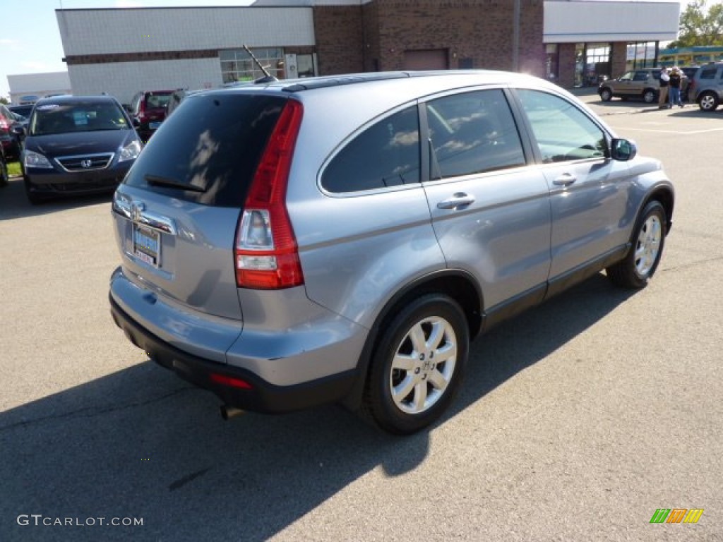 2009 CR-V EX-L 4WD - Glacier Blue Metallic / Gray photo #7