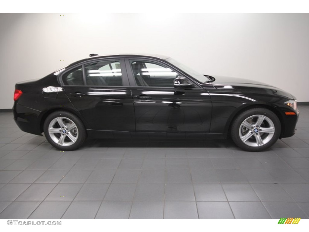 2013 3 Series 328i Sedan - Jet Black / Black photo #2