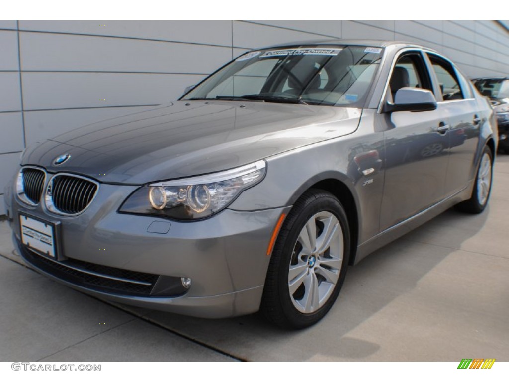 2010 5 Series 528i xDrive Sedan - Space Grey Metallic / Gray photo #1