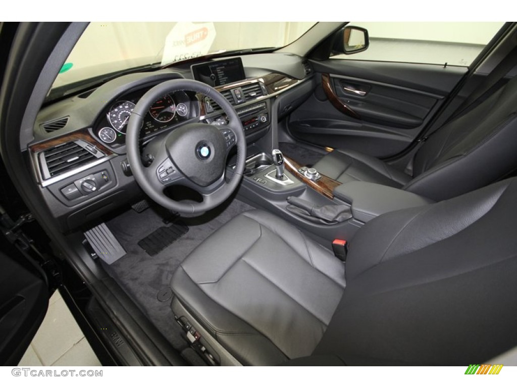 2013 3 Series 328i Sedan - Jet Black / Black photo #11