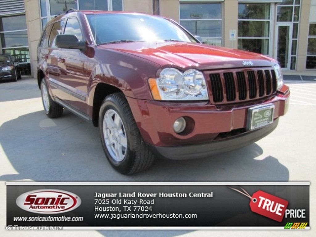 2007 Grand Cherokee Laredo - Red Rock Crystal Pearl / Khaki photo #1