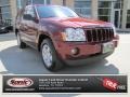 2007 Red Rock Crystal Pearl Jeep Grand Cherokee Laredo  photo #1