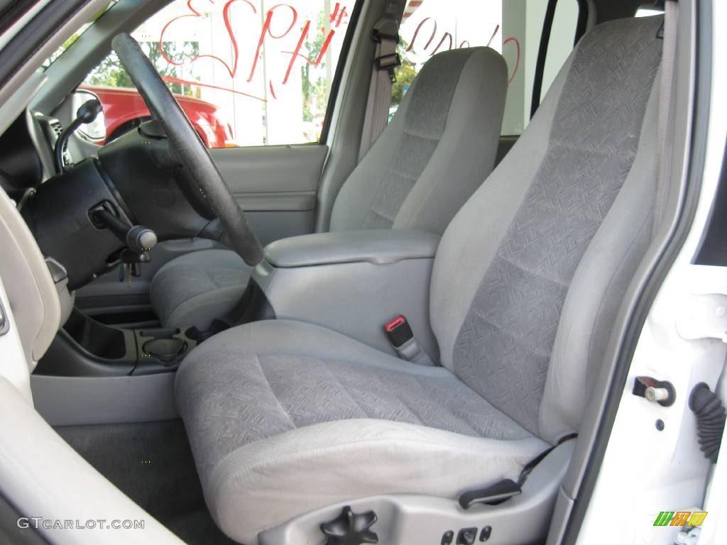 1999 Explorer XLT - Oxford White / Medium Graphite Grey photo #9