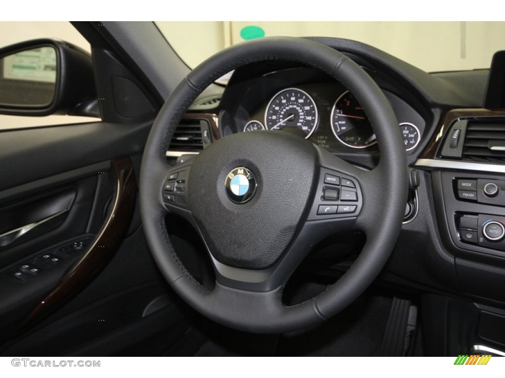 2013 3 Series 328i Sedan - Jet Black / Black photo #26