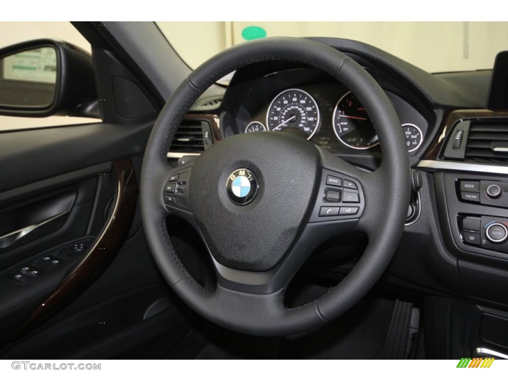 2013 3 Series 328i Sedan - Jet Black / Black photo #26