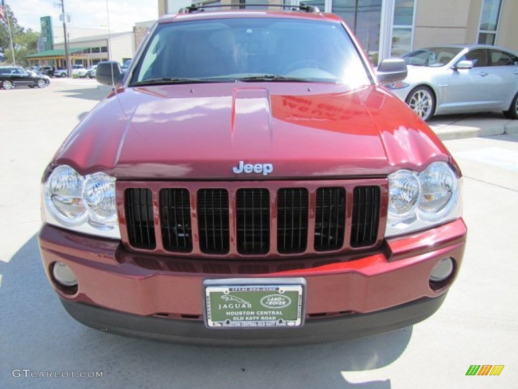 2007 Grand Cherokee Laredo - Red Rock Crystal Pearl / Khaki photo #6