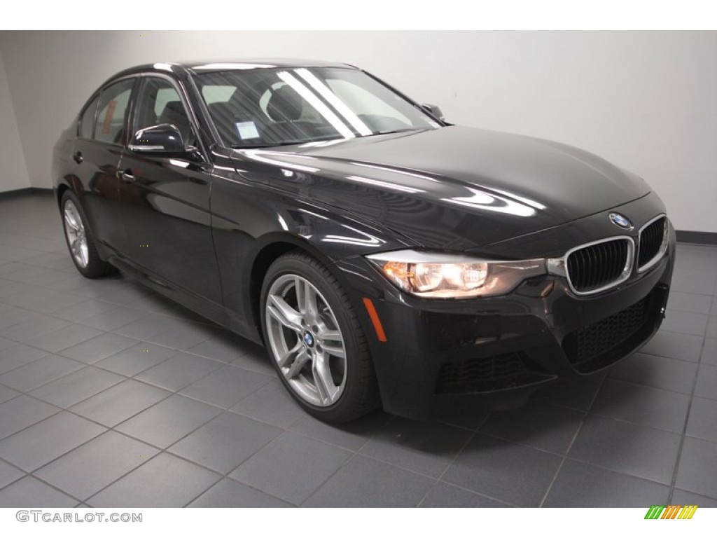 2013 3 Series 328i Sedan - Black Sapphire Metallic / Black photo #1
