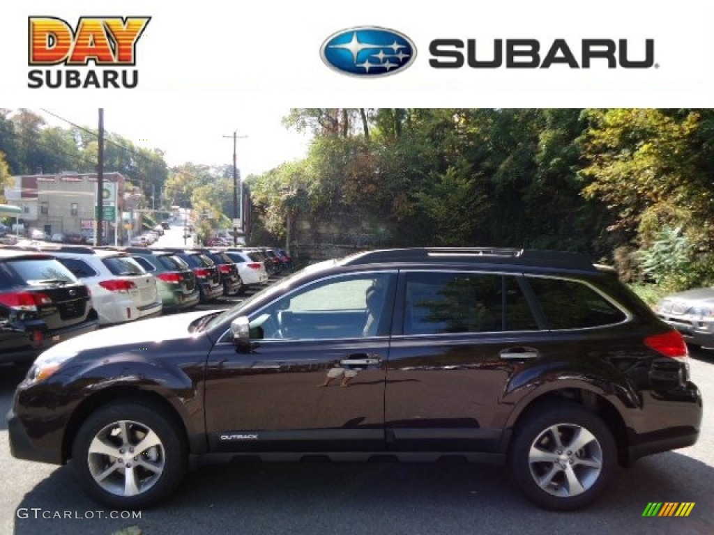 2013 Outback 2.5i Limited - Brilliant Brown Pearl / Saddle Brown photo #1