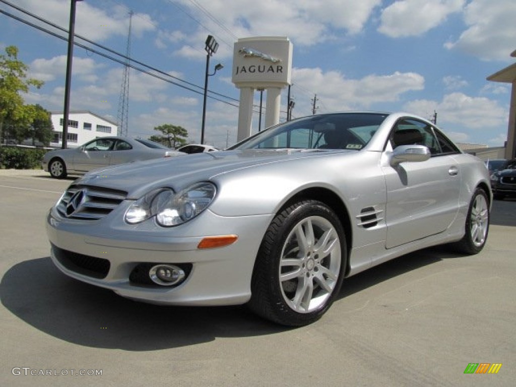 Iridium Silver Metallic 2008 Mercedes-Benz SL 550 Roadster Exterior Photo #71825585