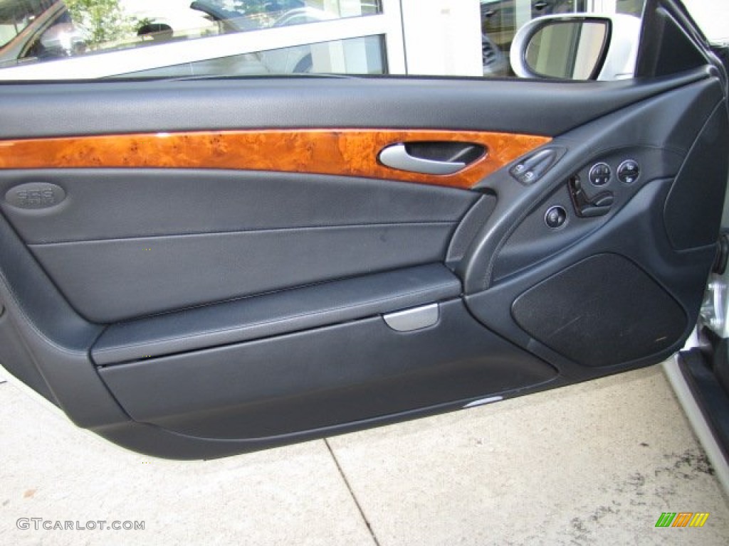 2008 Mercedes-Benz SL 550 Roadster Black Door Panel Photo #71826245
