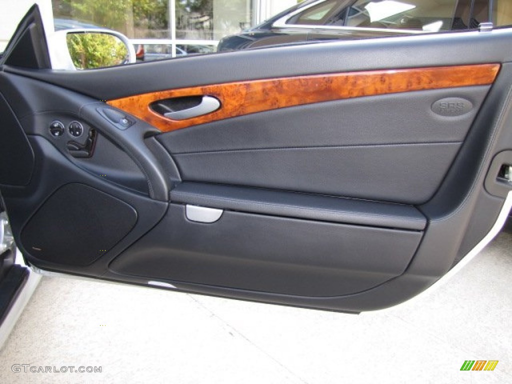 2008 Mercedes-Benz SL 550 Roadster Black Door Panel Photo #71826290