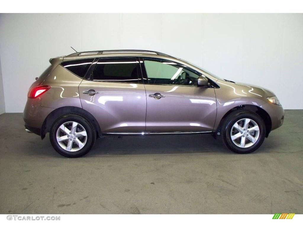 2009 Murano S AWD - Tinted Bronze Metallic / Black photo #3
