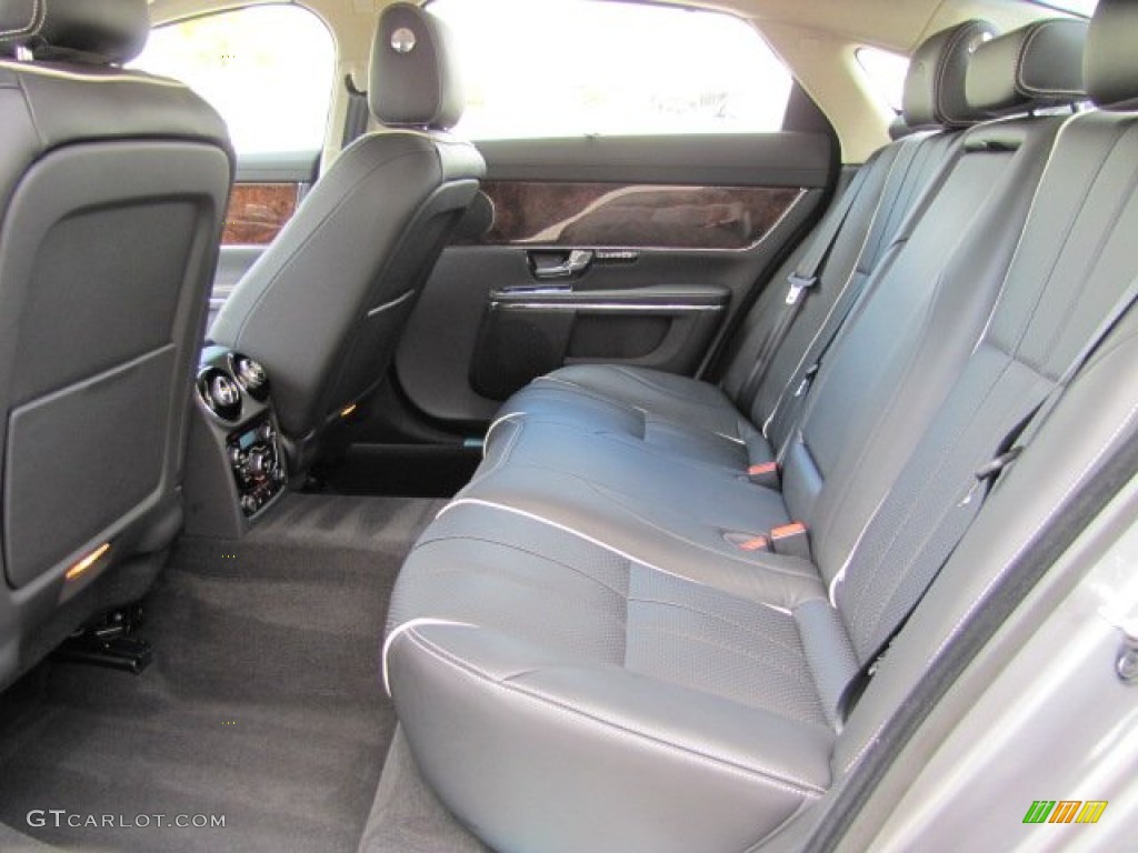 2012 Jaguar XJ XJL Portfolio Rear Seat Photo #71828679