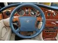 1999 Rolls-Royce Silver Seraph Beige Interior Steering Wheel Photo