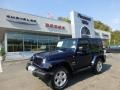True Blue Pearl 2013 Jeep Wrangler Sahara 4x4
