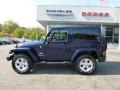 True Blue Pearl - Wrangler Sahara 4x4 Photo No. 2
