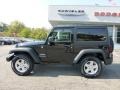 2013 Black Jeep Wrangler Sport 4x4  photo #2