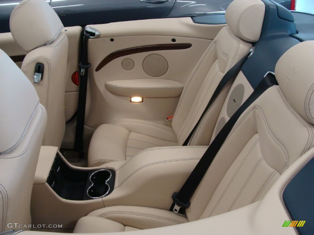 2011 GranTurismo Convertible GranCabrio - Blu Oceano (Blue Metallic) / Pearl Beige photo #9
