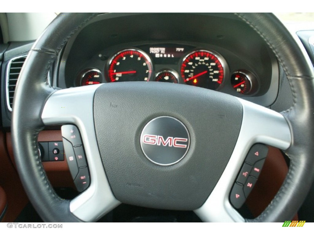 2007 Acadia SLT - Summit White / Brick photo #11