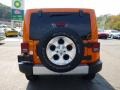2013 Crush Orange Jeep Wrangler Unlimited Sahara 4x4  photo #4