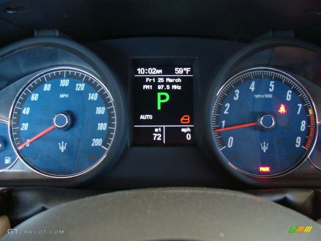 2011 Maserati GranTurismo Convertible GranCabrio Gauges Photos