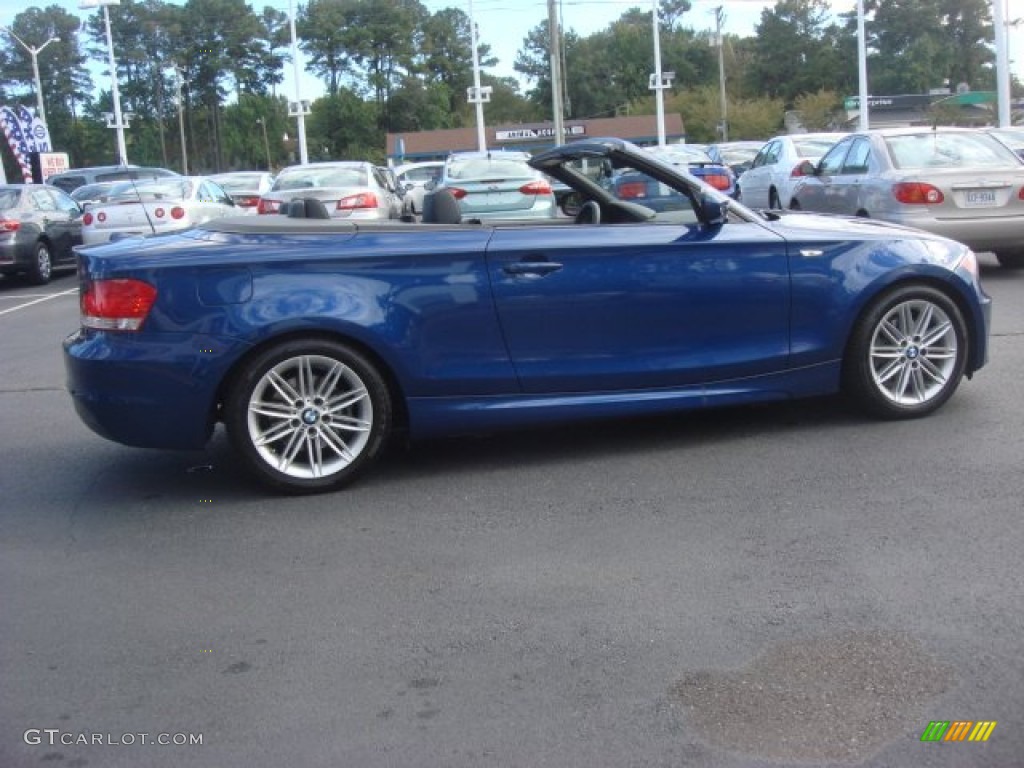 2010 1 Series 128i Convertible - Le Mans Blue Metallic / Black photo #3