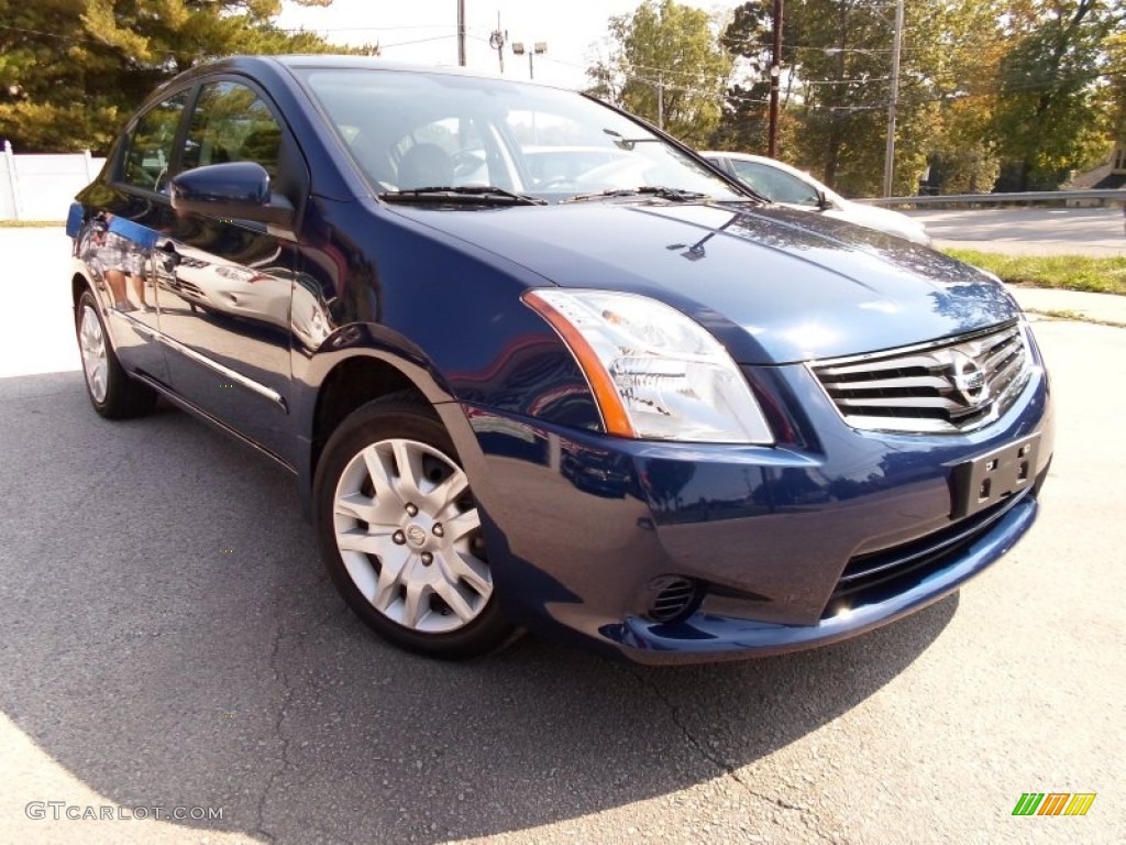 2011 Sentra 2.0 S - Blue Onyx / Charcoal photo #1