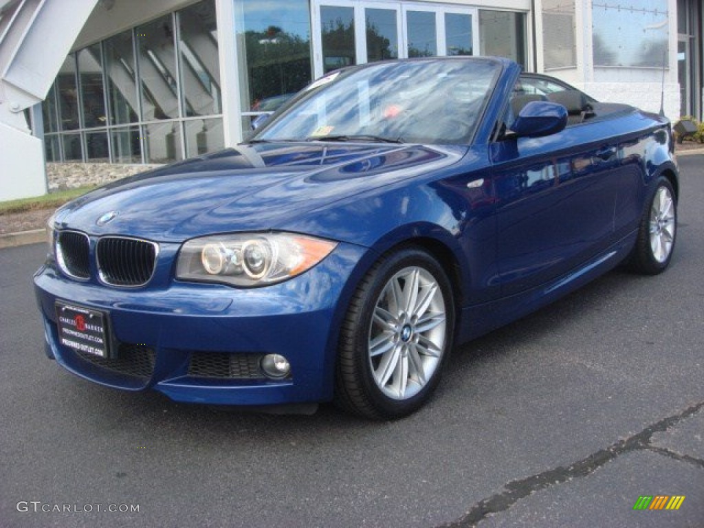 2010 1 Series 128i Convertible - Le Mans Blue Metallic / Black photo #7