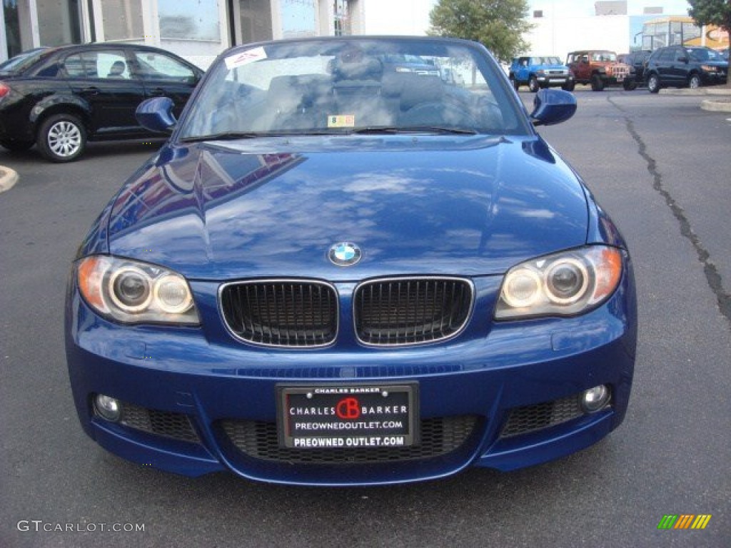 2010 1 Series 128i Convertible - Le Mans Blue Metallic / Black photo #8